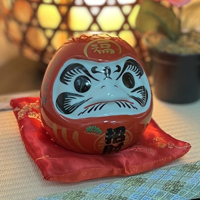 だるま 招財 ダルマ 達摩 赤 陶器 貯金箱 達摩大使 魔除け