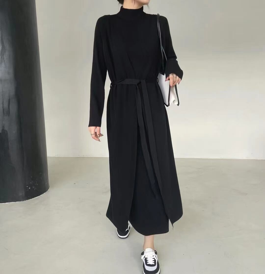 ハイネックニットワンピース(カーデset) AJ1050-1939