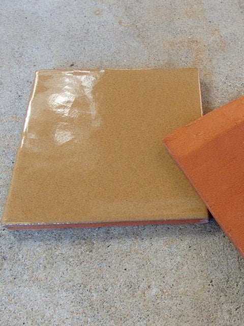 Mexican tile : mustard yellow | BURRO'S CRAFTS