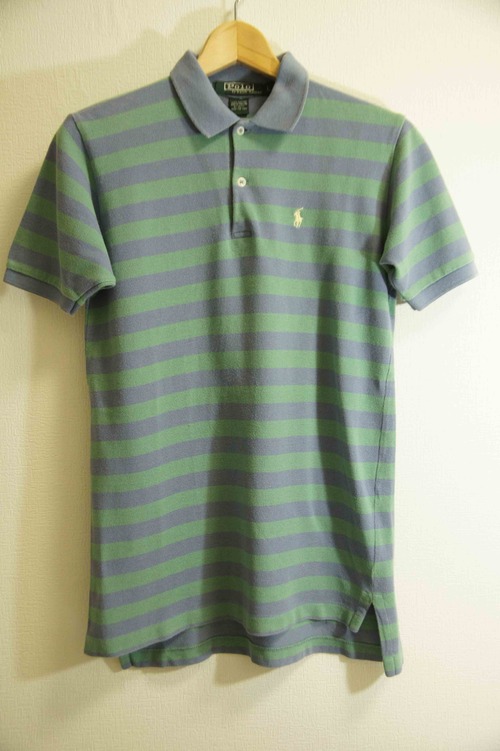 [US old clothes]  RALPH LOREN ラルフローレン  Border Polo Shirt
