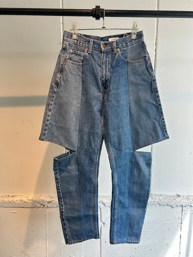 nvetokki   docking denim pants