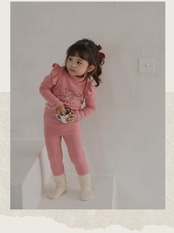 韓国子供服 / 26winter / puella FLO / ティティレギンス / キッズ / 冬服 *90~140*