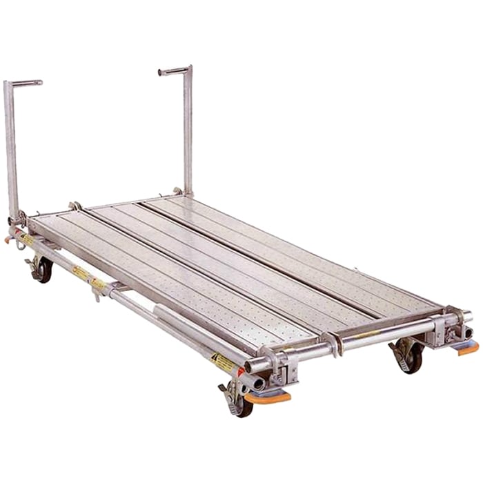 多目的台車DAISHA-S1(足場板付き:Φ150ウレタンキャスター仕様)mls