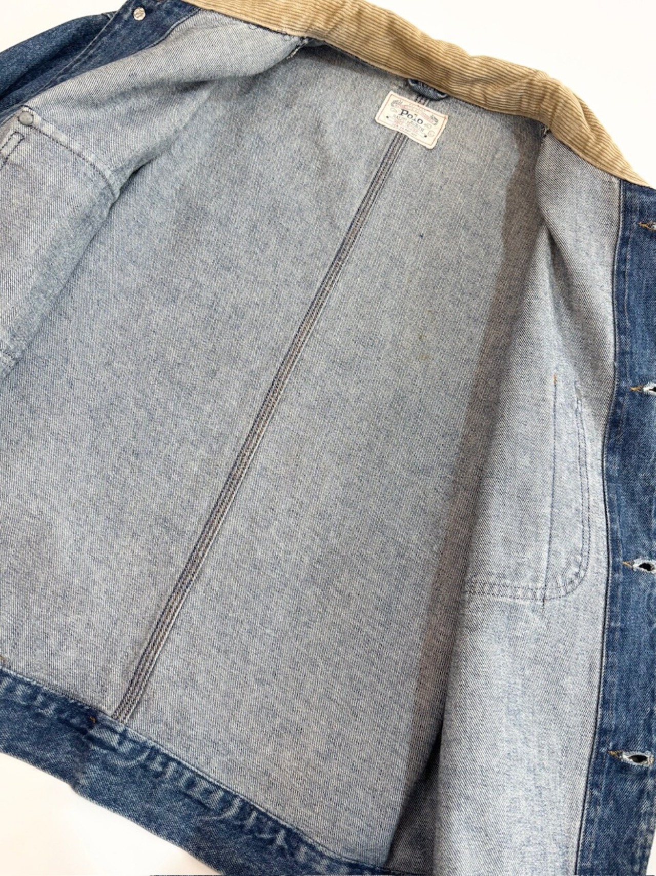 80〜90s Ralph Lauren DENIM WORK JACKET MADE IN USA Size L