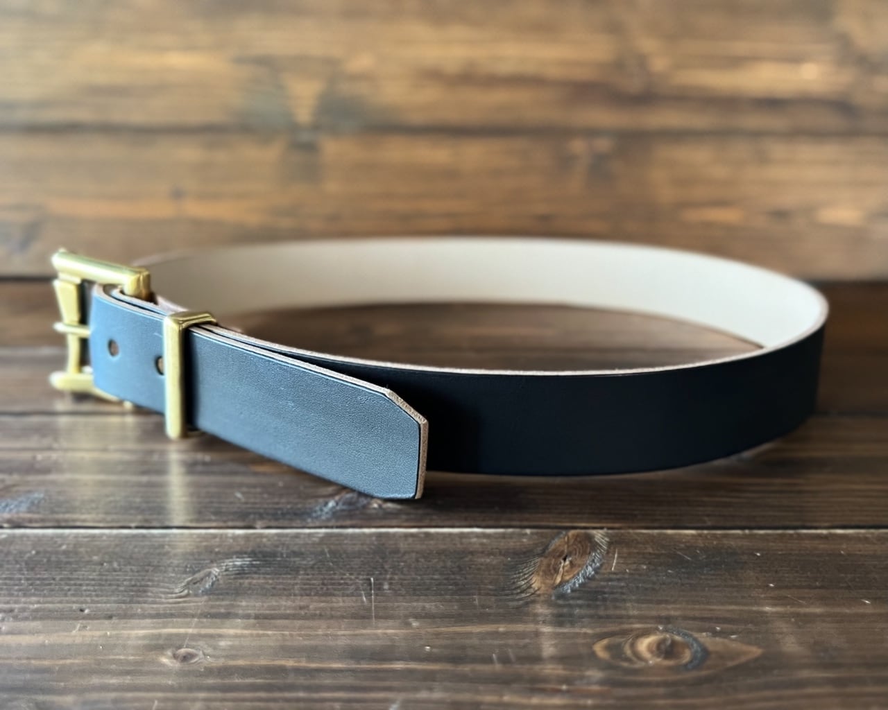 ヌメサドル・クロムエクセル/Fireman Buckle Belt 35mm幅 ヌメサドル・クロムエクセル/Fireman Buckle Belt 35mm幅