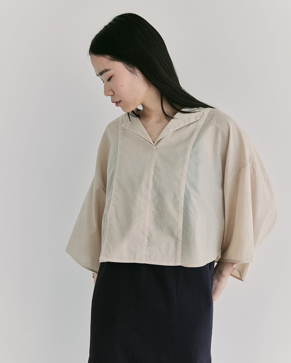 someya ショートプルオーバー ショート丈トップス オーガニックコットン ショートプルオーバー | SOMEYA