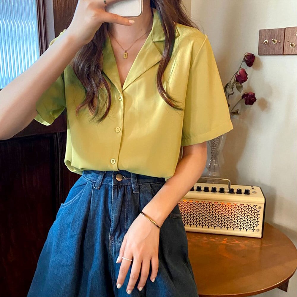 開襟 シャツ レディース 春夏 トップス 羽織り きれいめ 大人 かわいい ビジネス カジュアル オフィス 通勤 大人可愛い 大人女子