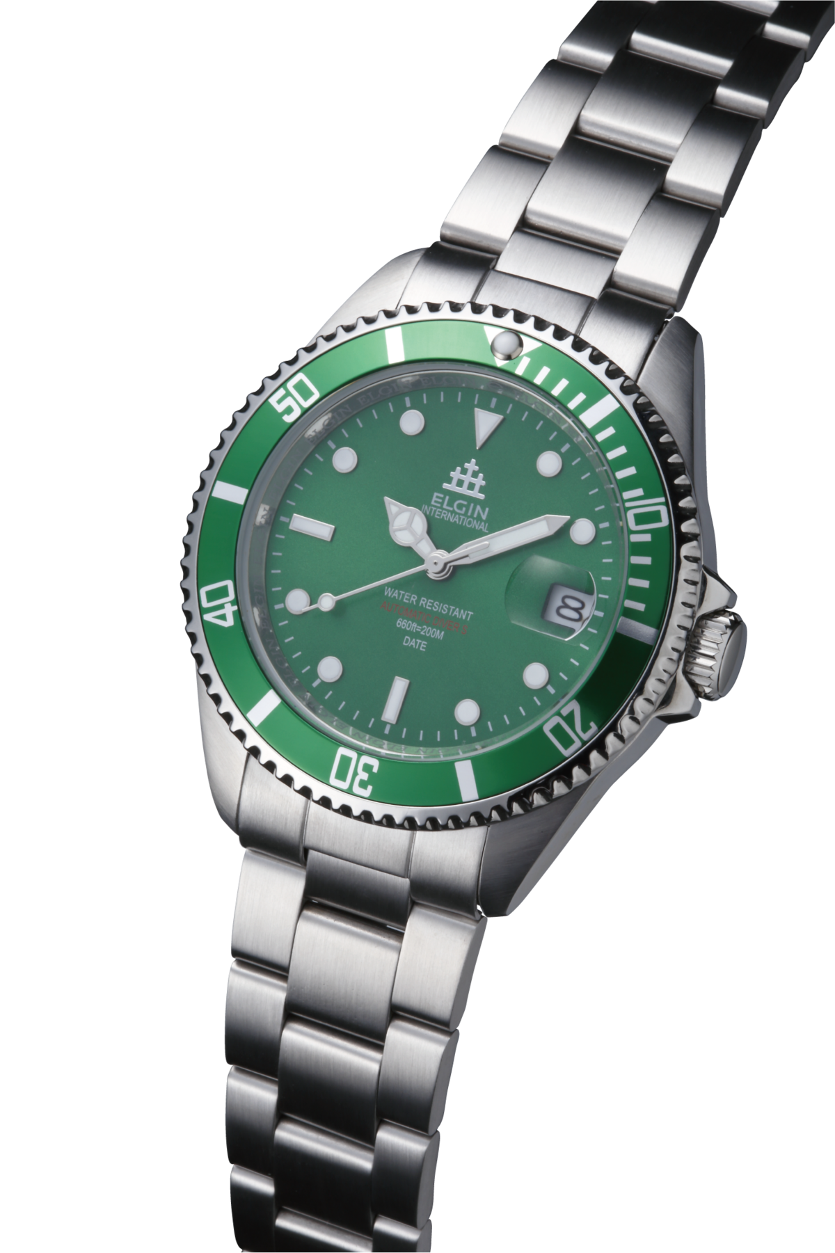 中古 ELGIN 自動巻きメンズ腕時計 まどお
