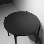 IDEE イデー NOVA DINING TABLE ROUND 900 ノヴァ ダイニングテーブル ラウンドテーブル 円形 テーブル ブラック モダン ミニマル ホテルライク