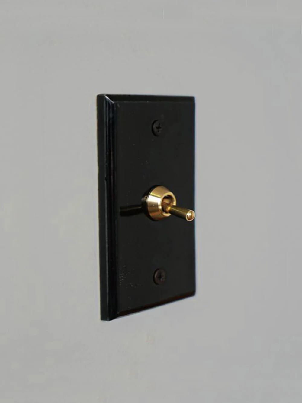 セラミックプレートトグルスイッチ ブラック #796 E12 HS2938