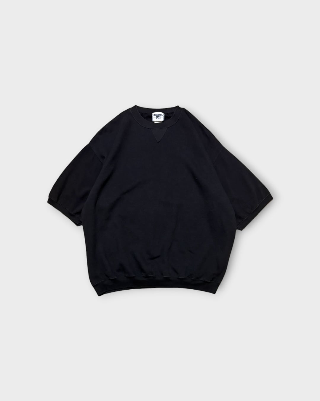 【VINTAGE】1990’s “Lee” Short Sleeve Sweatshirt Black