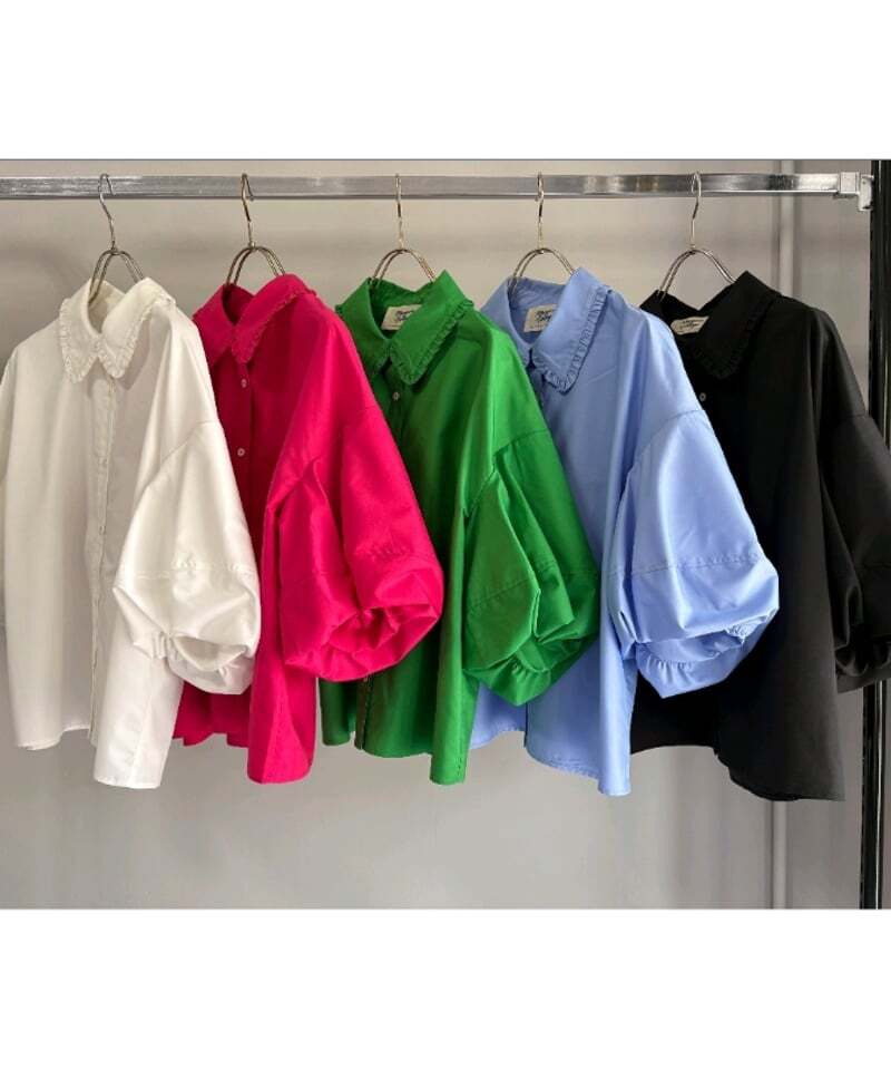 MARGAUX VINTAGE】BL-26017 - S ポケットフリルブラウス | select shop B5