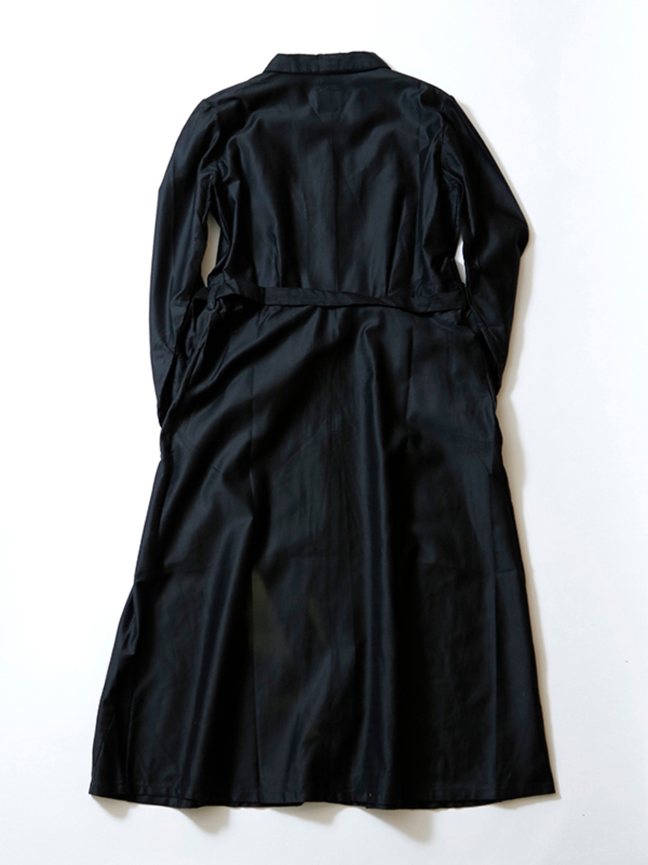 1950's Lextra / French Black Moleskin Gown Dress