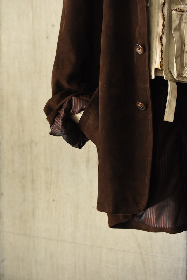 OK/90's "THE TERRITORY AHEAD" nubuck leather jacket