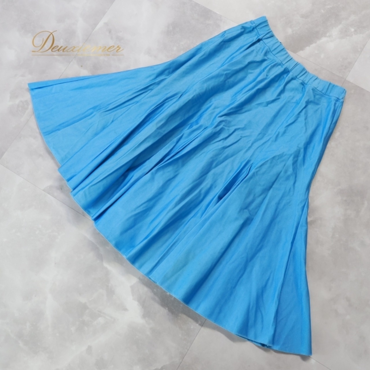 社交ダンス 衣装 スカート ブルー系 チャコットロイヤルダンス Chacott ROYAL DANCE 水色 無地 シンプル レッスン 練習 ストレッチ 伸縮 明るい 爽やか 青 ダンス衣装 上品 光沢 高級感 パーティー