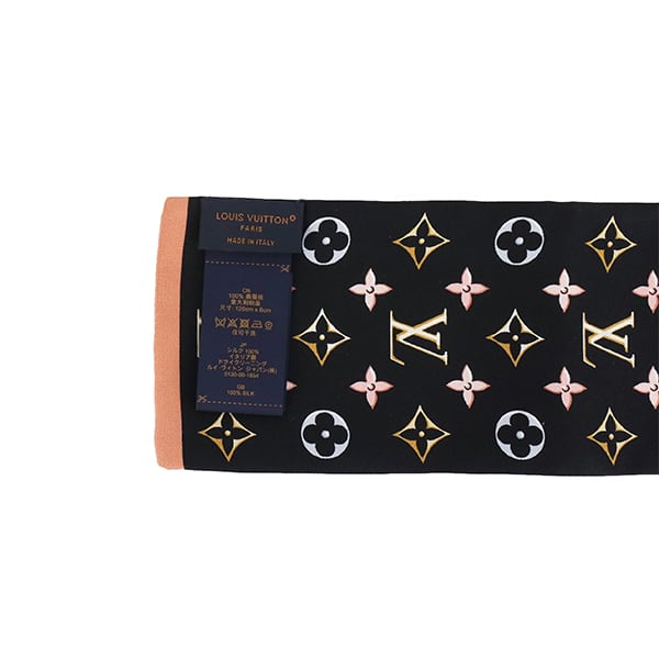 フォロー割■ルイヴィトン モノグラム スカーフ バンドー ヴィヴィエンヌ シルク New LOUIS VUITTON ルイヴィトン スカーフ バンドー・ヴィヴィエンヌ