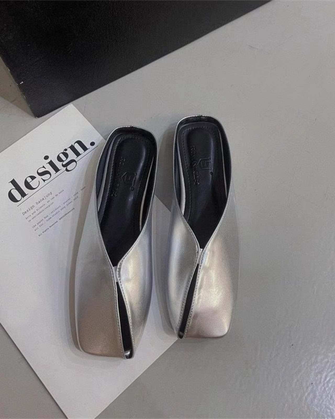 アーバンスクエアフラットシューズ 4color A0437 - 2