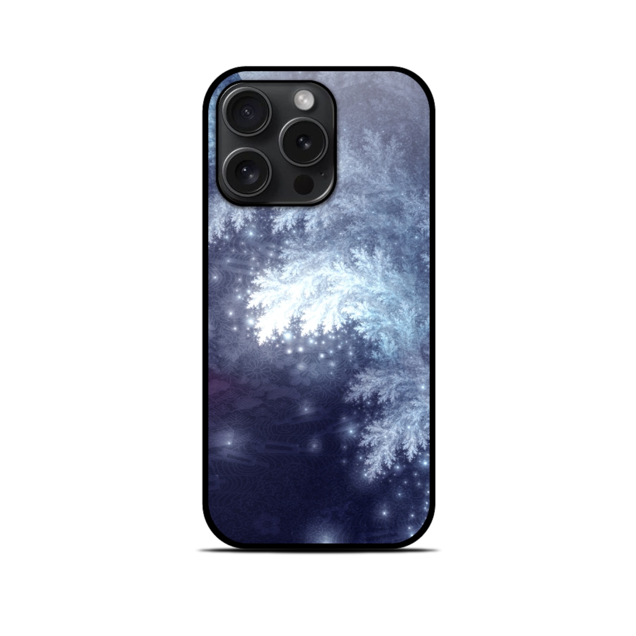 聖冬 - 和風 角丸型 強化ガラスiPhoneケース