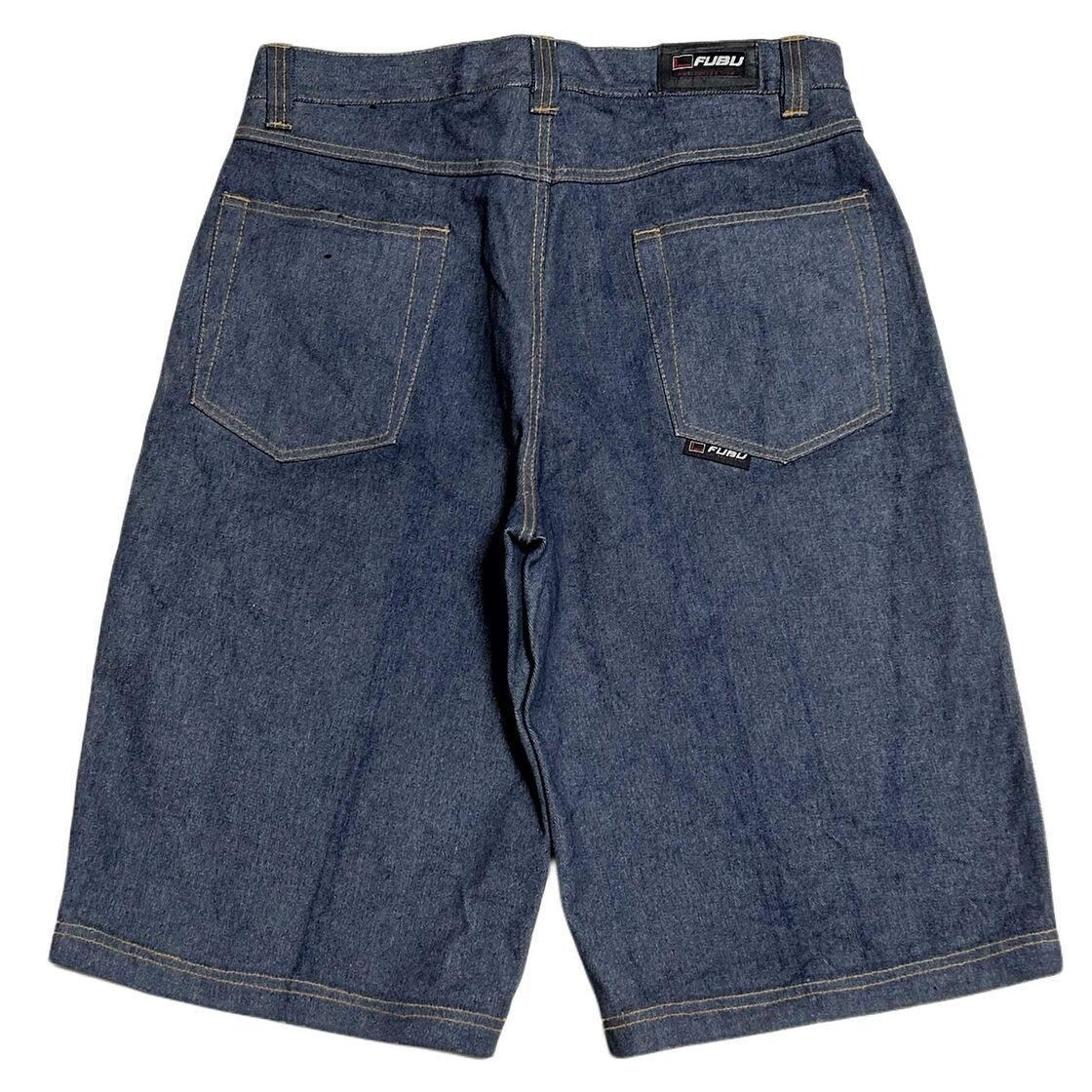 W37】90s Y2K FUBU デニム バギーパンツ ハーフ ショーツ | Pay ID