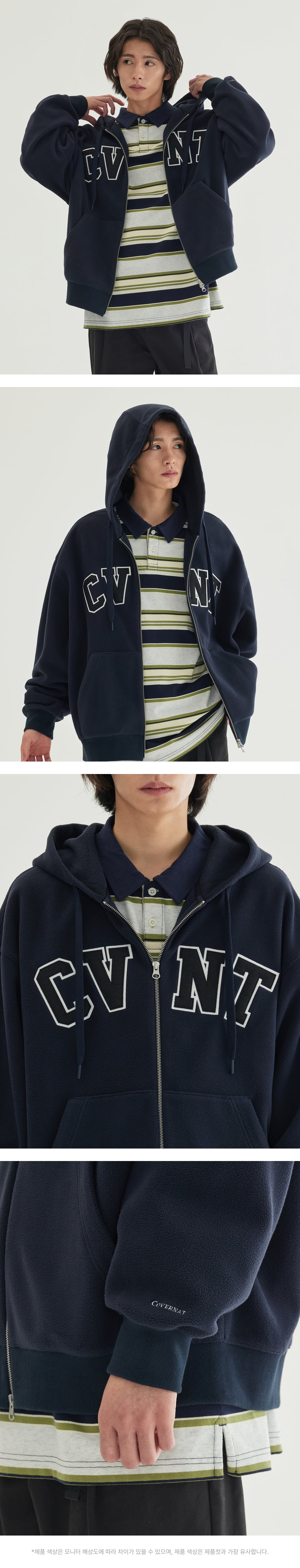 再入庫！☆TXT スビン 着用！【COVERNAT】Warm-on CVNT Fleece Hooded
