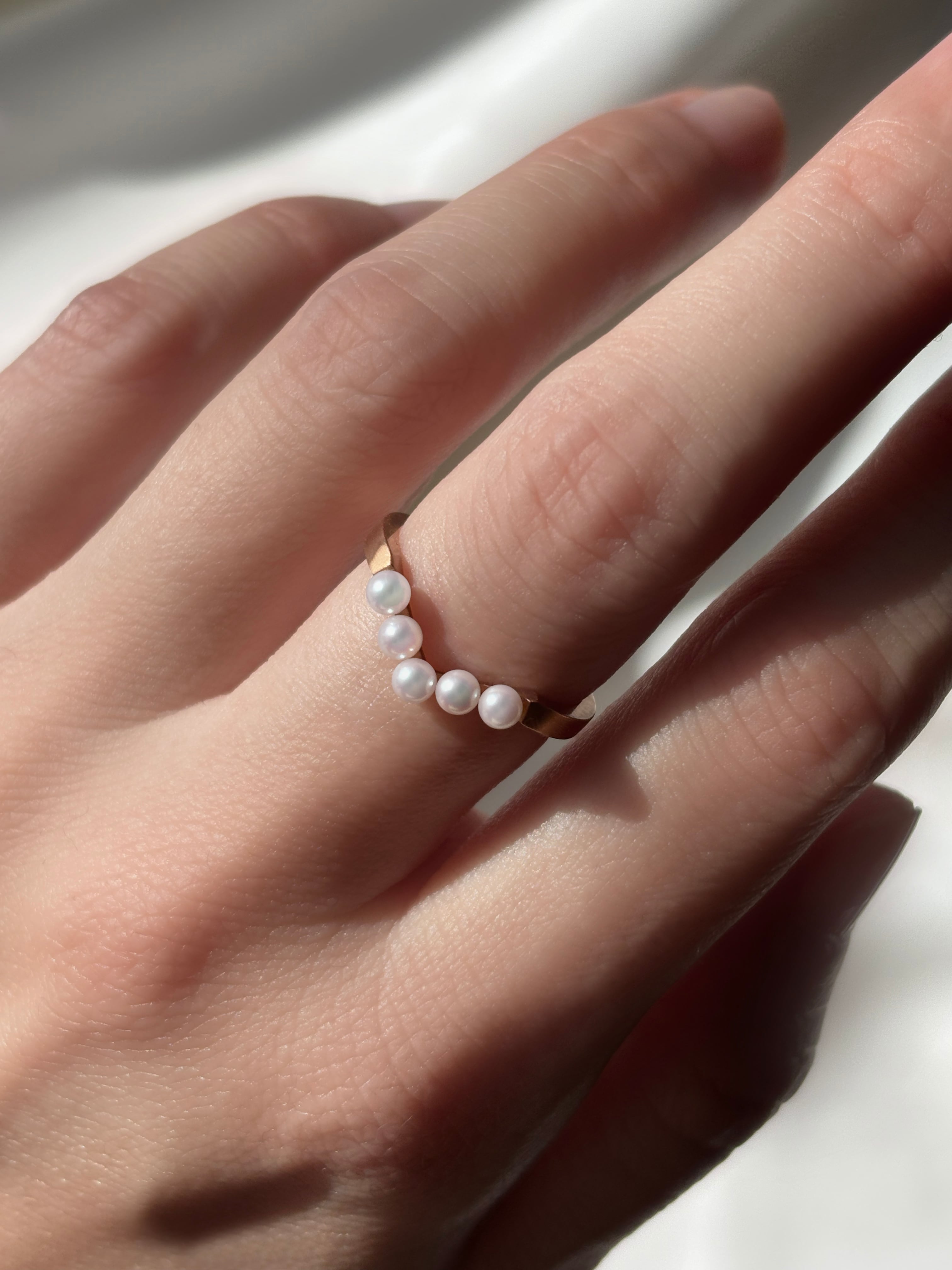 K18］ アフロディーテ 2ピースリング | NEU & TIM