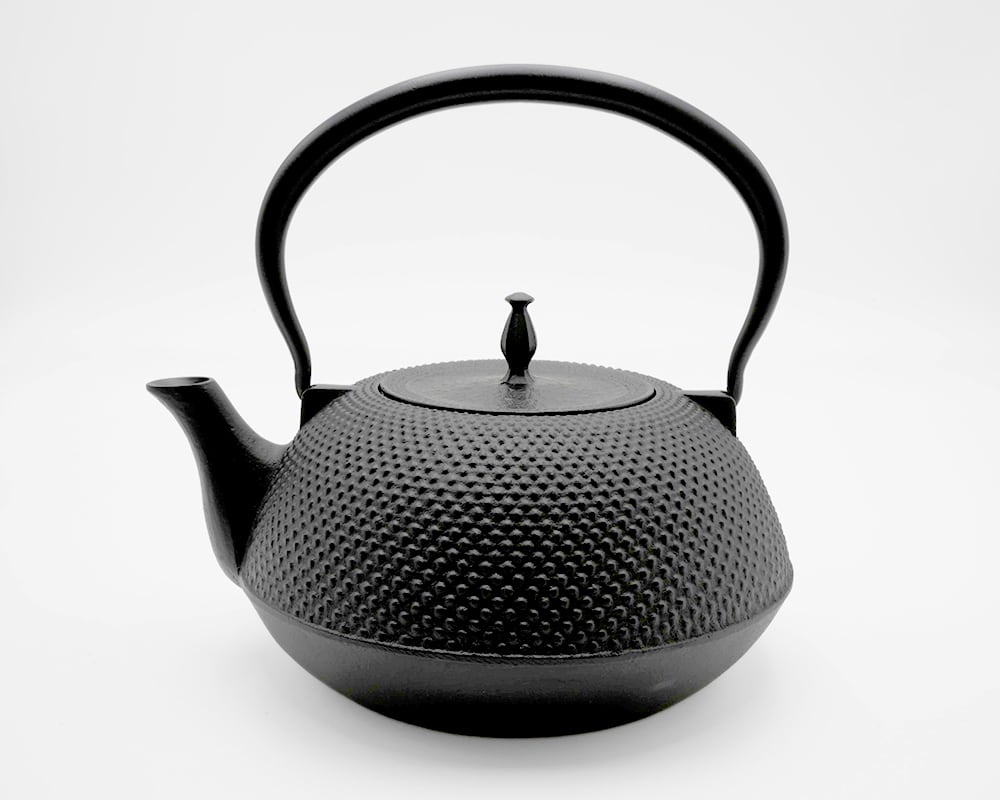 鉄瓶 平形アラレ IH対応