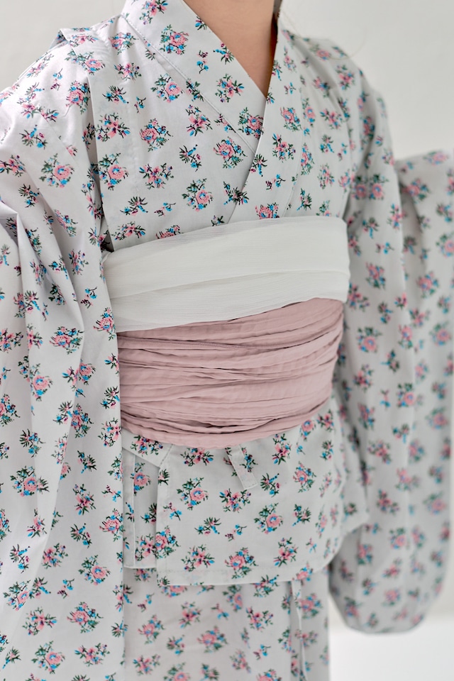 YUKATA long dress〈Light blue〉