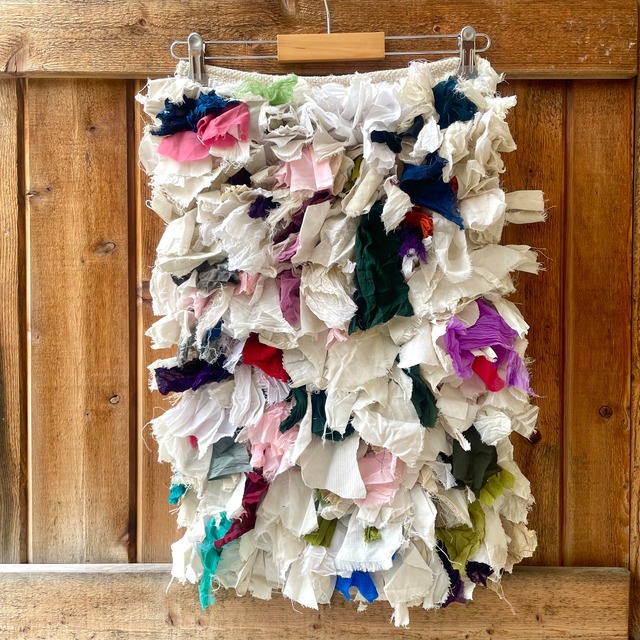 yao "India Bushy Rug M Whitish" 37cm×57cm ラグ①