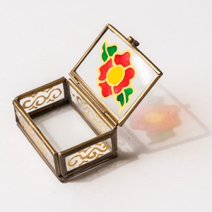 Glass Jewelry Box