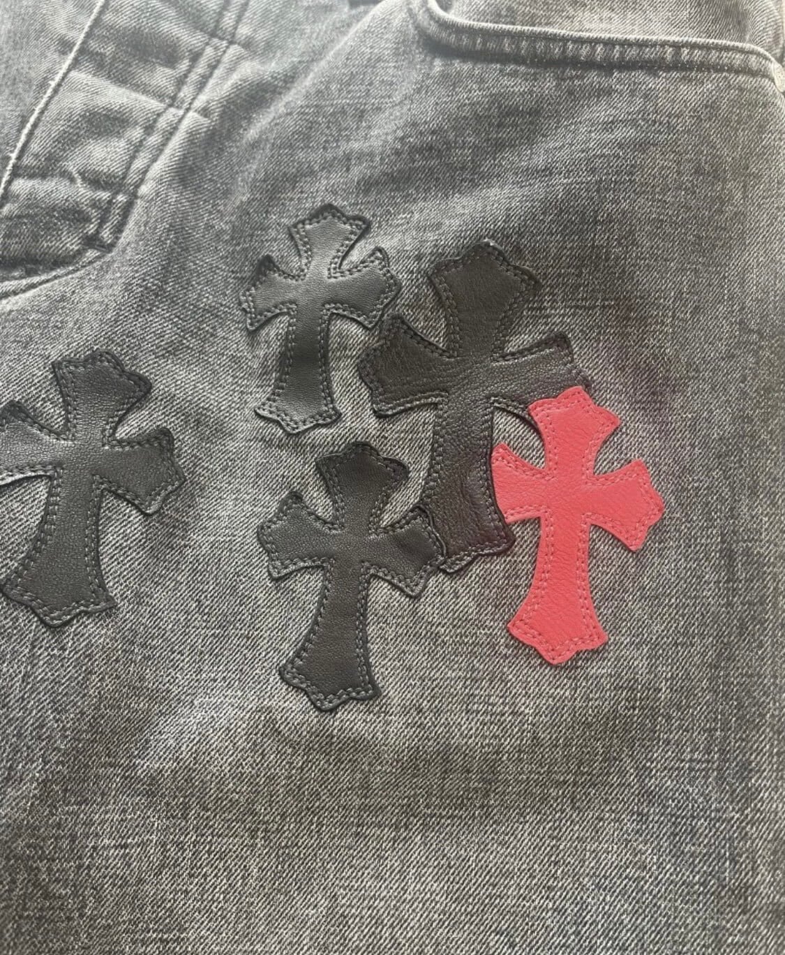CHROME HEARTS クロムハーツ JEAN STRTLG FBRC ウォッシュド デニム