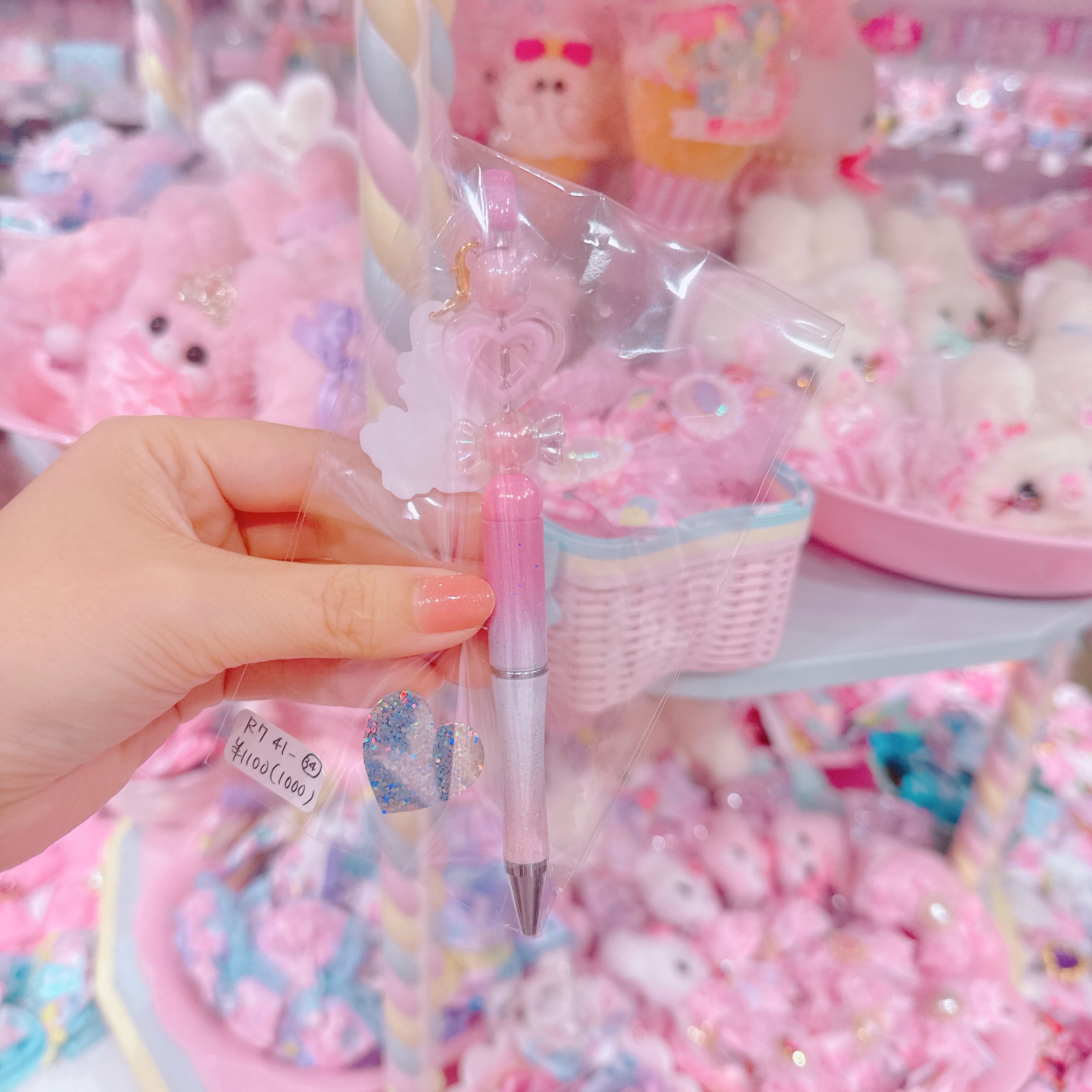 【R7】41-34チャーム付きカスタムボールペン