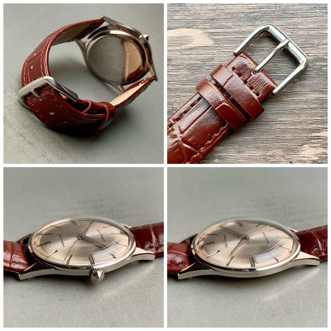 SEIKO アンティーク時計　レザーケース一体型 SEIKO アンティーク時計レザーケース一体型
