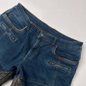 DEGMER デグナー 切替本革 ジーパン デニムパンツ XL/インディゴ/メンズ/バイクウェア/バイカー