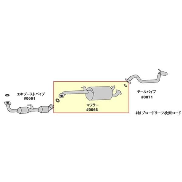 HST マフラー 031-104Tハイエース TRH226K(4WD)トヨタ 本体オール