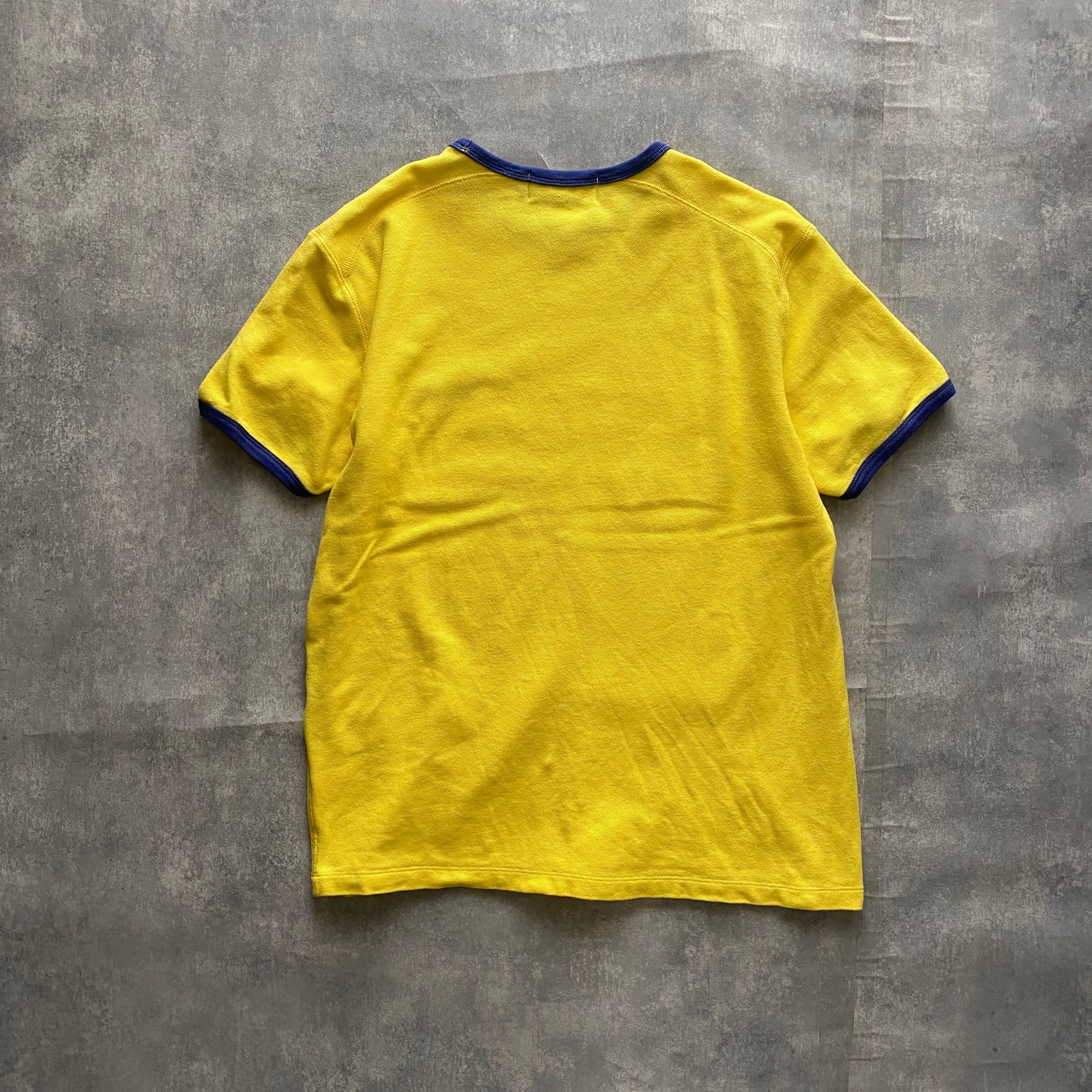 希少 90s ポロバイラルフローレン リンガーTシャツ ポニーロゴ刺繍 XL