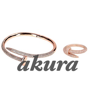 Premium nail bangle silver