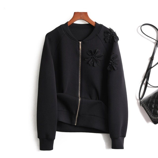 Flower applique blouson　M3232