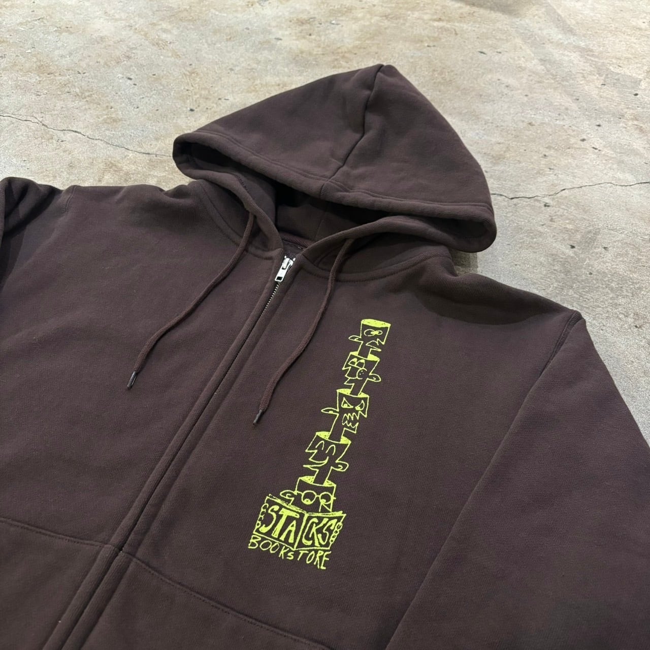 stacks - SLINKY ZIP HOODIE | stacks bookstore