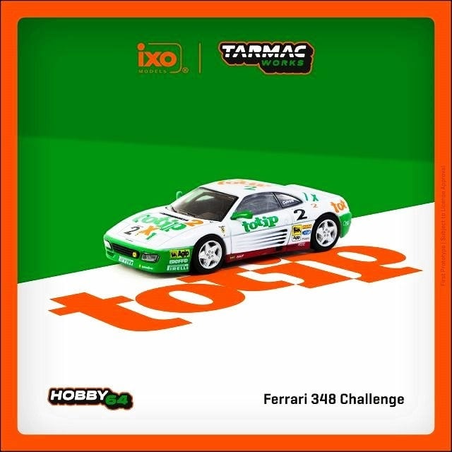奇跡の1999年ヴィンテージ　カーゼコリーニ　バルラ　早い者勝ち Tarmac Works 1/ 64 Ferrari 348 Challenge 1993 Paolo Cutrera T64