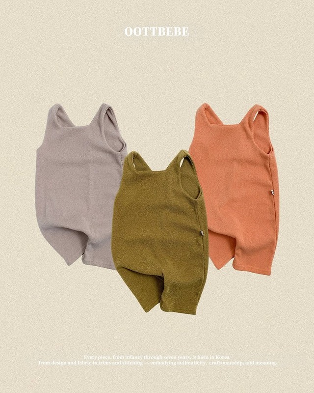 【取寄】oottbebe｜scone knit overalls｜スコーンニットオーバーオール｜XS-XL｜kids｜26 autumn