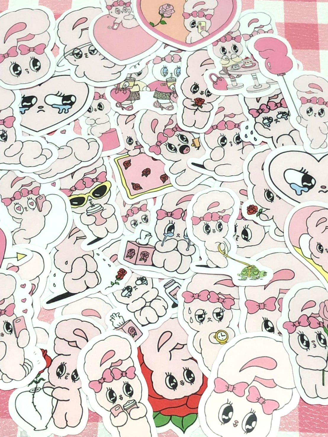 40枚 エスターバニー1 防水ステッカー シール | aboo