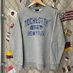 Champion　スウェット　トレーナー　メンズS-M相当　グレー　古着　メンズ　レディース　　