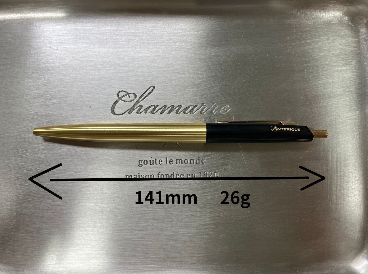 ANTERIQUE ボールペン ブラスコレクション Pitch Black | 文房具・雑貨