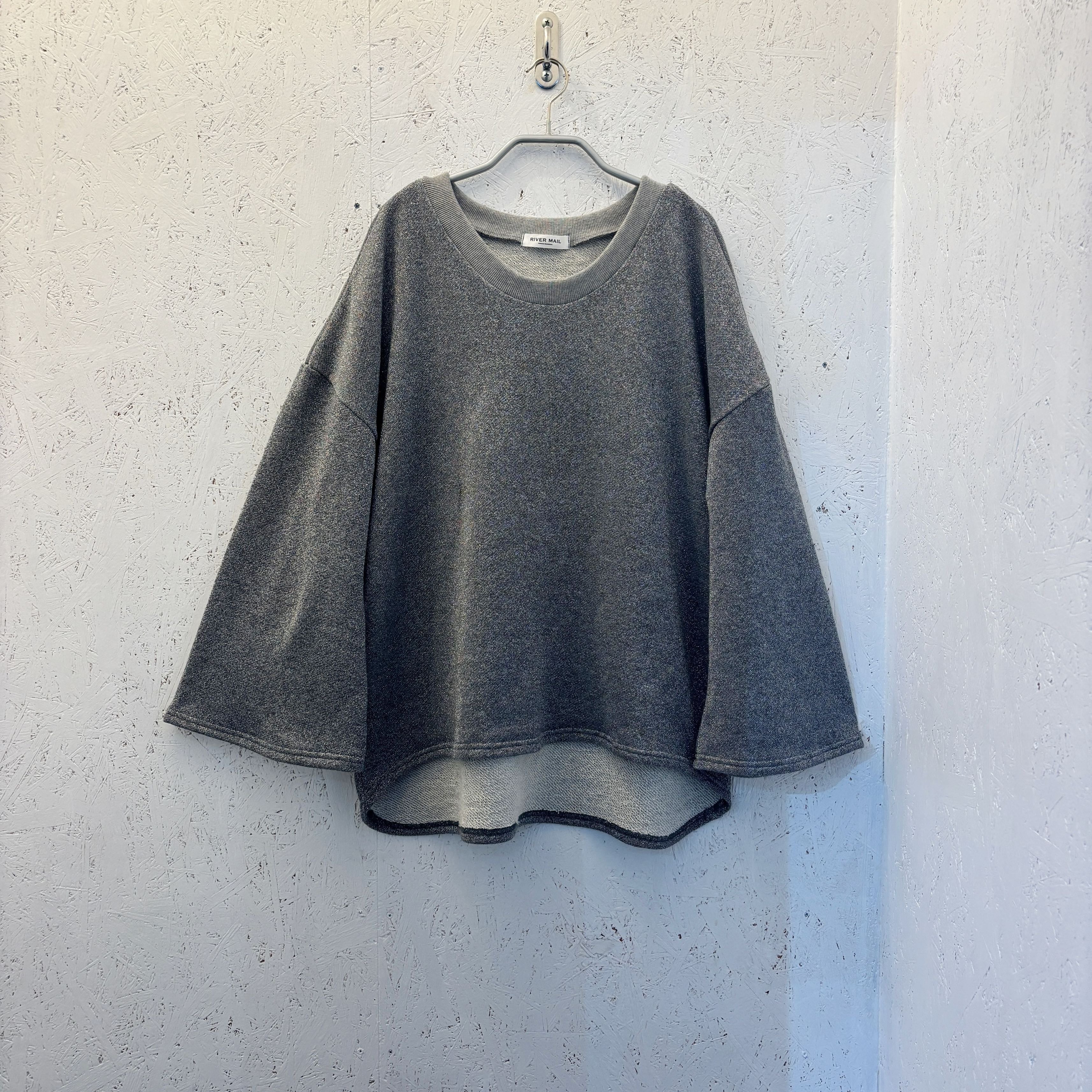 【 Melange Jersey / Volume Sleeve Top】
