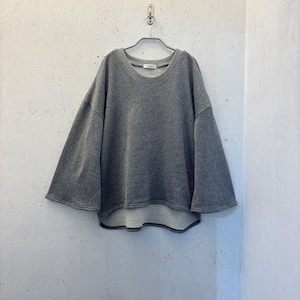 【 Melange Jersey / Volume Sleeve Top】