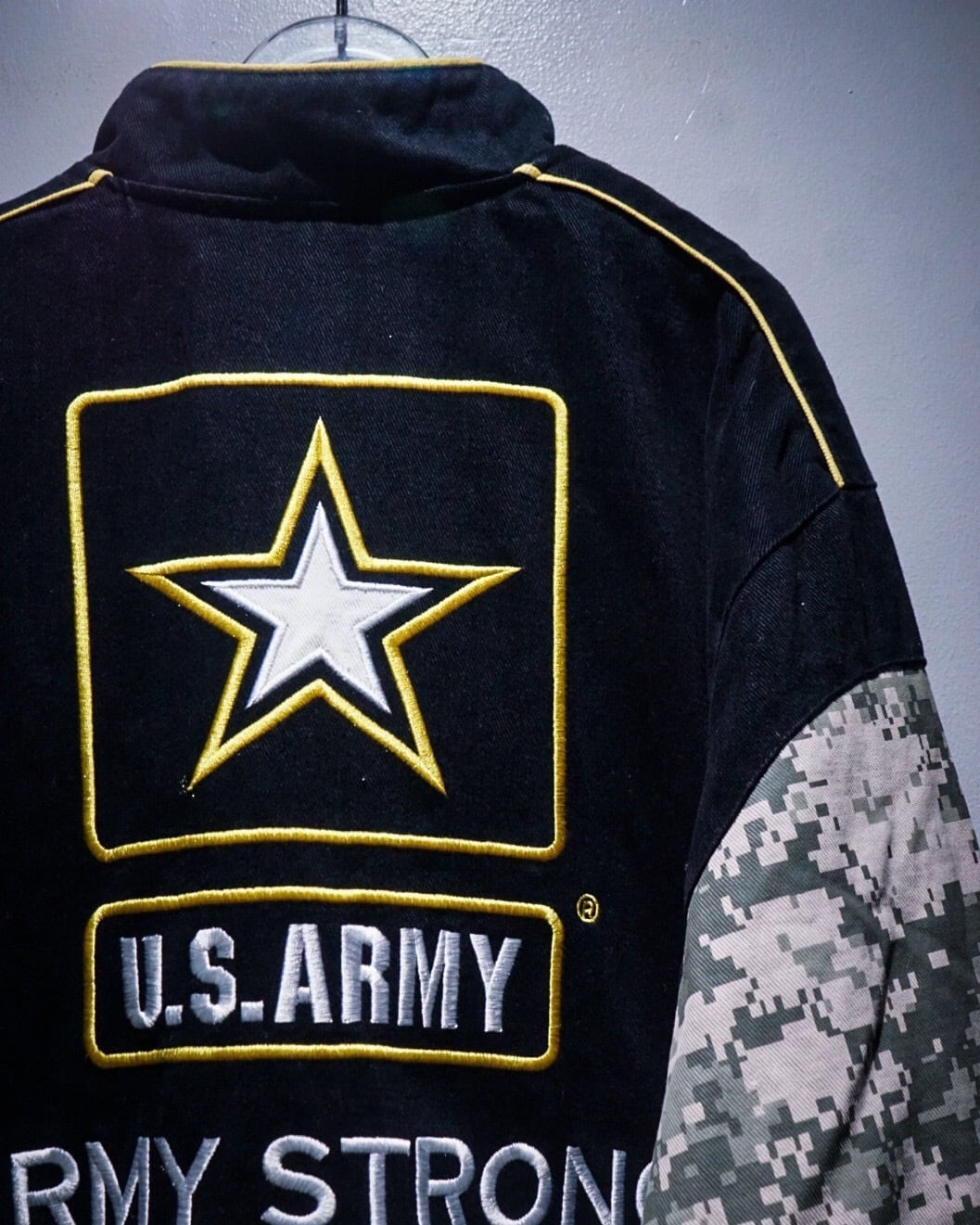 add (C) vintage】“U.S. ARMY” Official Licensed Loose Jacket | Caka