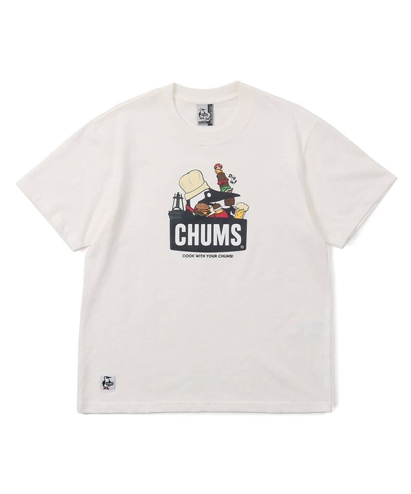 CHUMS (チャムス)BBQブービーTシャツ ホワイト CH01-1963