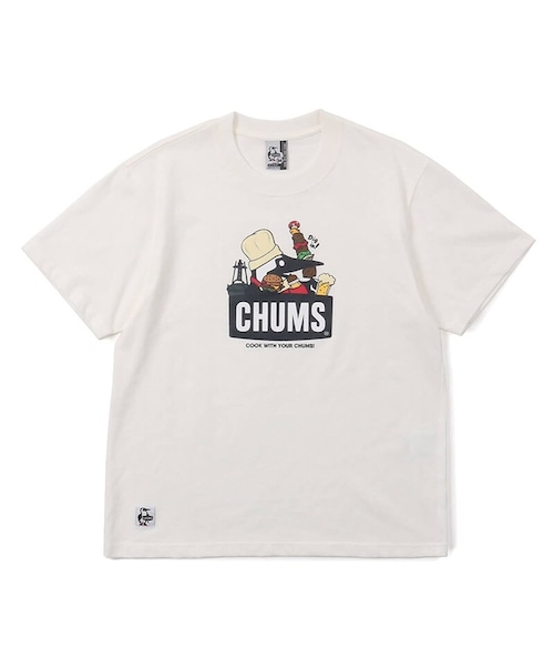 CHUMS （チャムス）BBQブービーTシャツ ホワイト CH01-1963