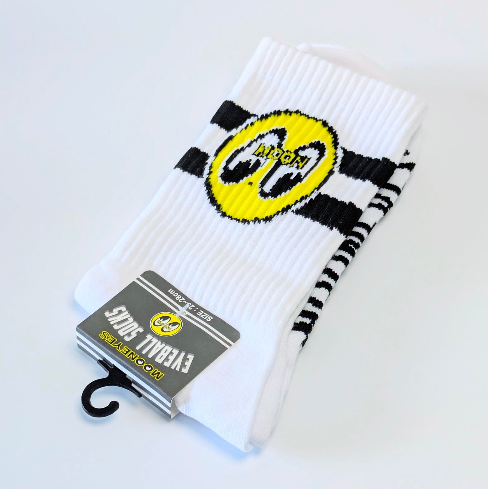 ♧【 MOON / MOONEYES ムーン アイズ 】MOONEYES Mens Eyeball Socks / ムーン アイボールクルーソックス / ホットロッド〚アメリカン雑貨 アメトイ〛