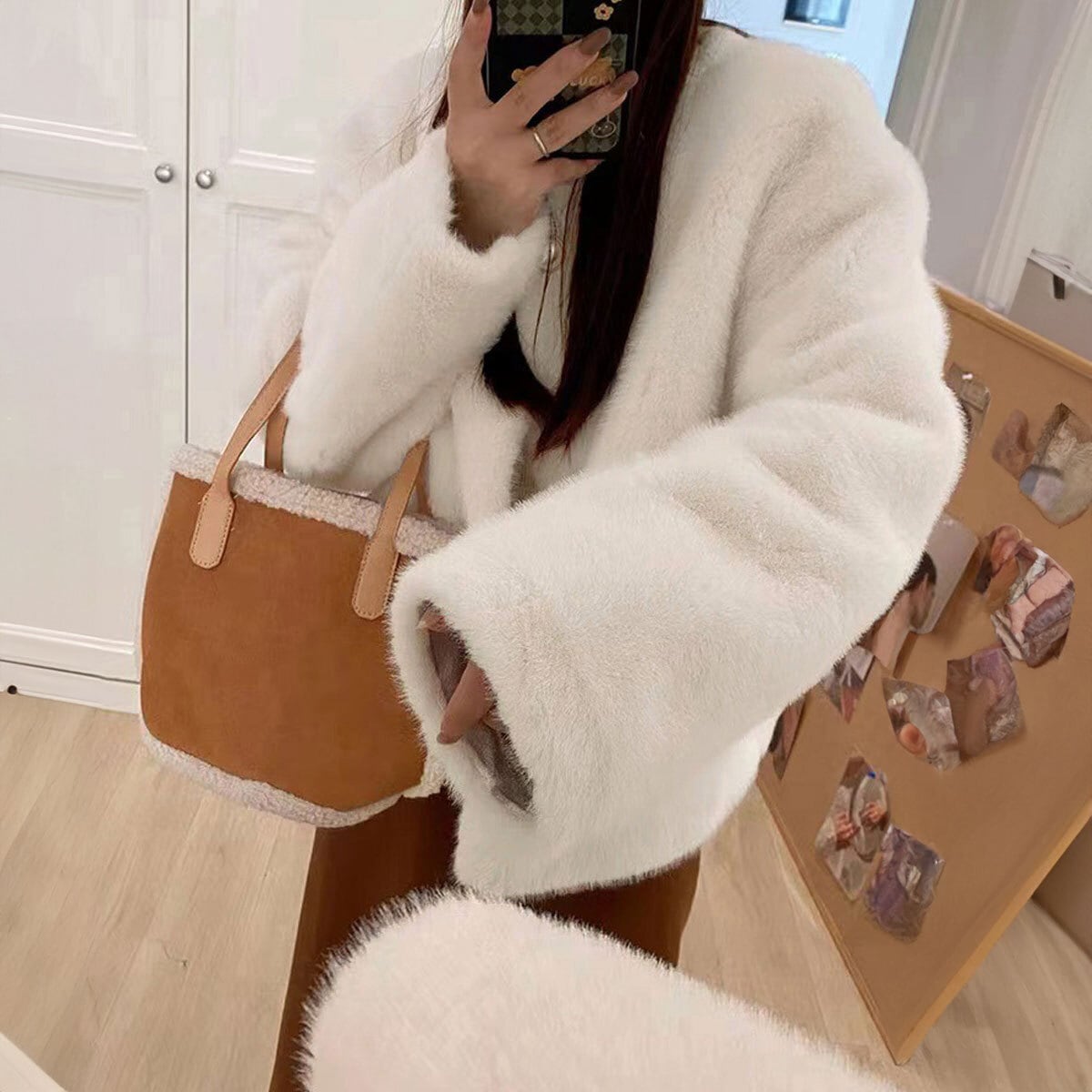 ファー ジャケット ふわふわ 秋冬 アウター レディース 韓国 きれいめ 大人 かわいい おしゃれ カジュアル 通勤 通学 暖かい 羽織り 上品 大人可愛い 大人女子